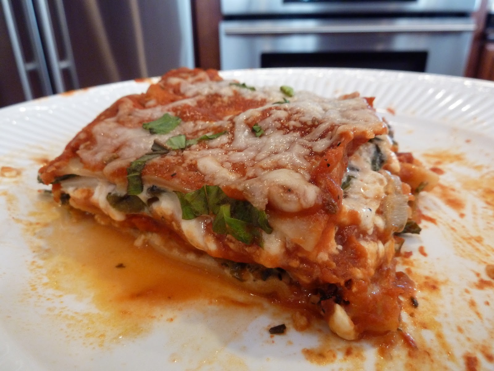 Christine's Kitchen Chronicles Swiss Chard Lasagna Florentine