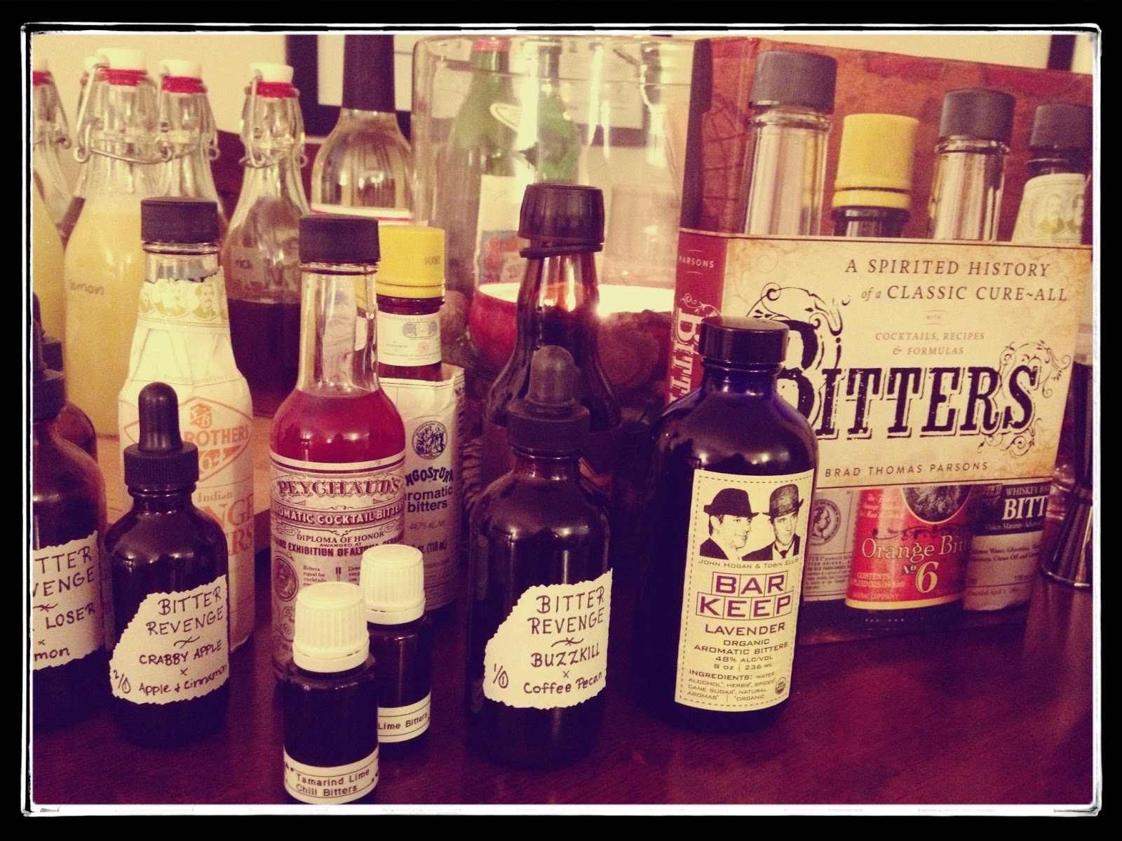 The Lush Chef A Bitters Cocktail Party