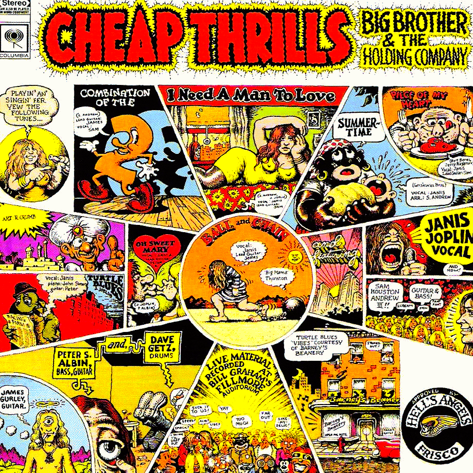 Robert Crumb . Big Brother and the holding company . Cheap Thrills . 1968