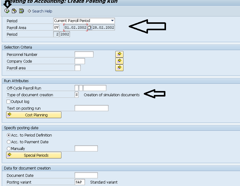 SAP HR HCM journey Posting Payroll Results to Accounting
