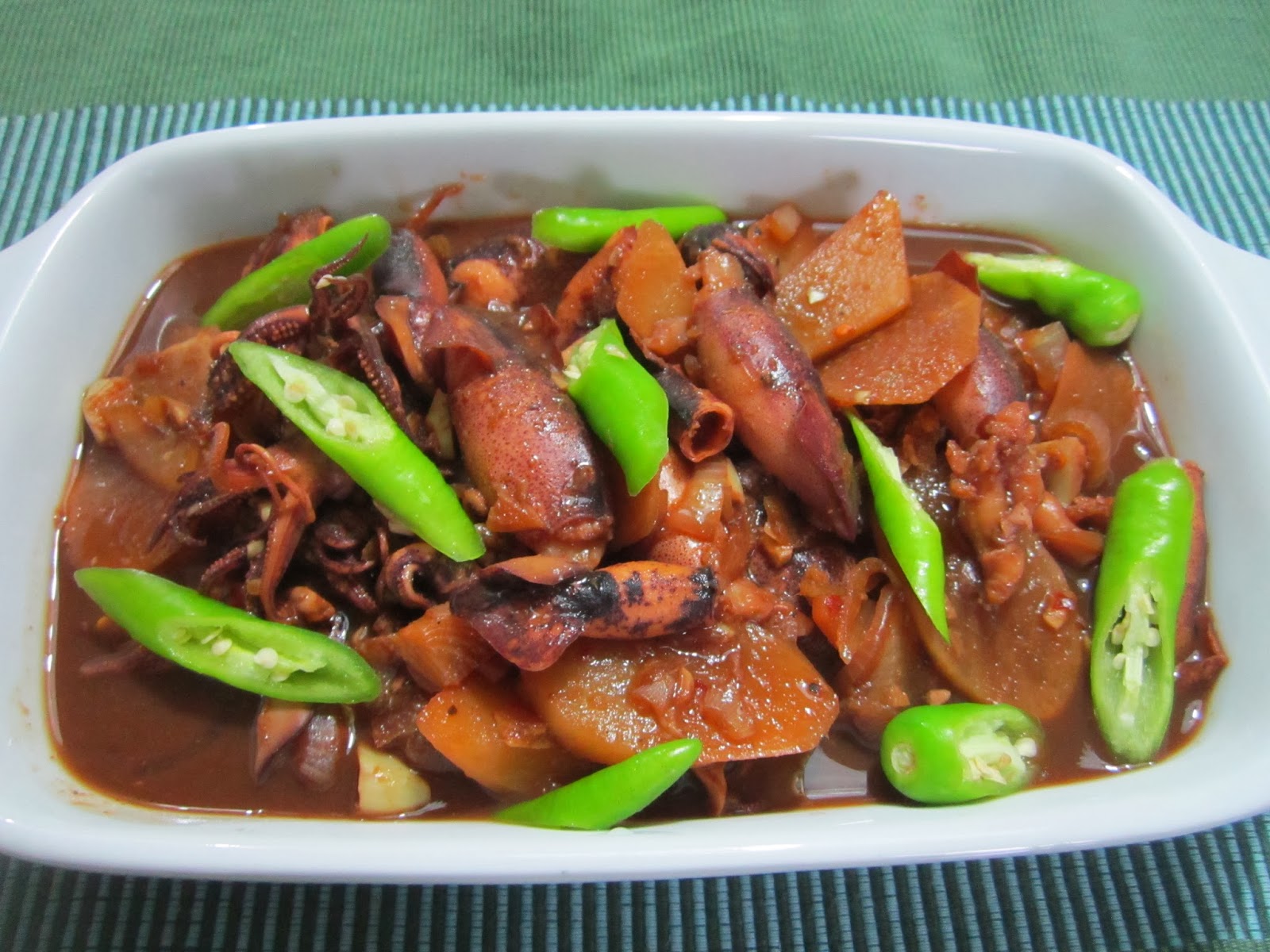 . ADOBONG PUSIT IN SUKANG PINAKURAT