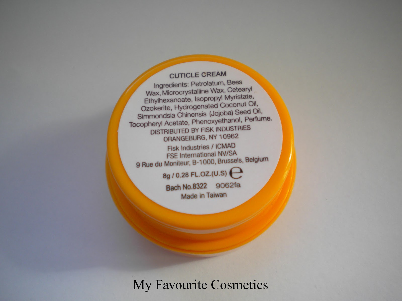 My Favourite Cosmetics Bees Wax Cuticle Cream e Lip Balm