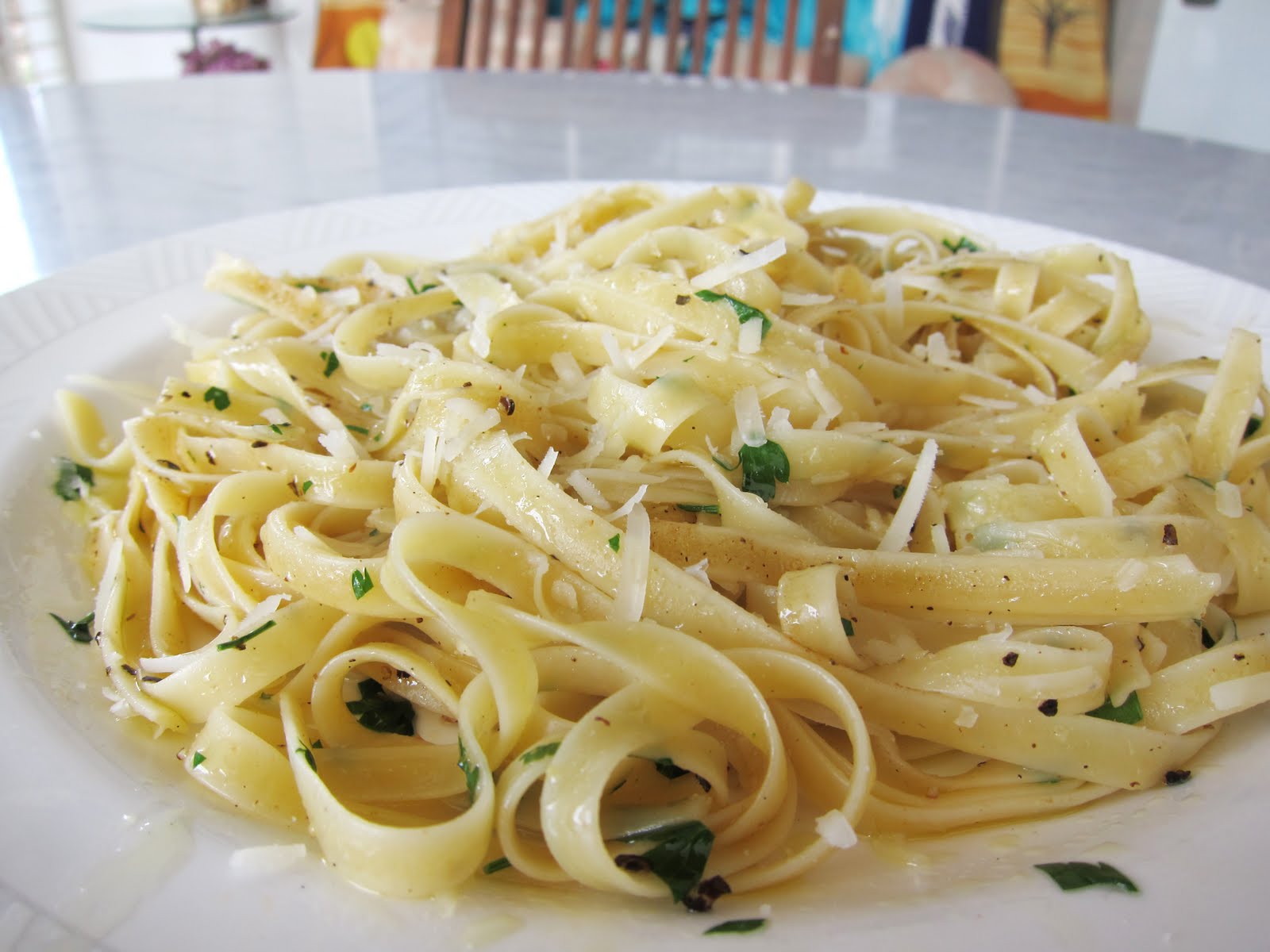 Kitchen comforts Tagliatelle al Burro