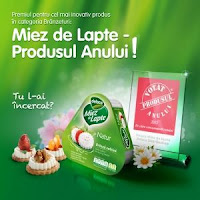 Miez de Lapte - prima branza premiata in Romania cu titlul „Produsul Anului®”  