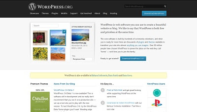 WordPress, Website Authoring