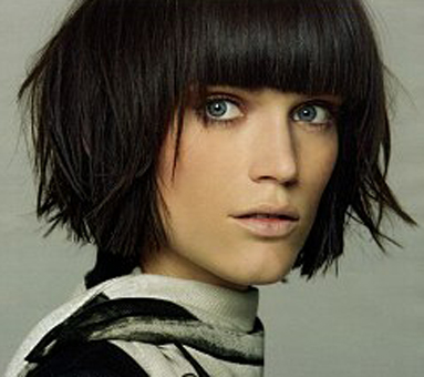 New Haircut Hairstyle Trends Blunt Bangs Hairstyles Celebrity