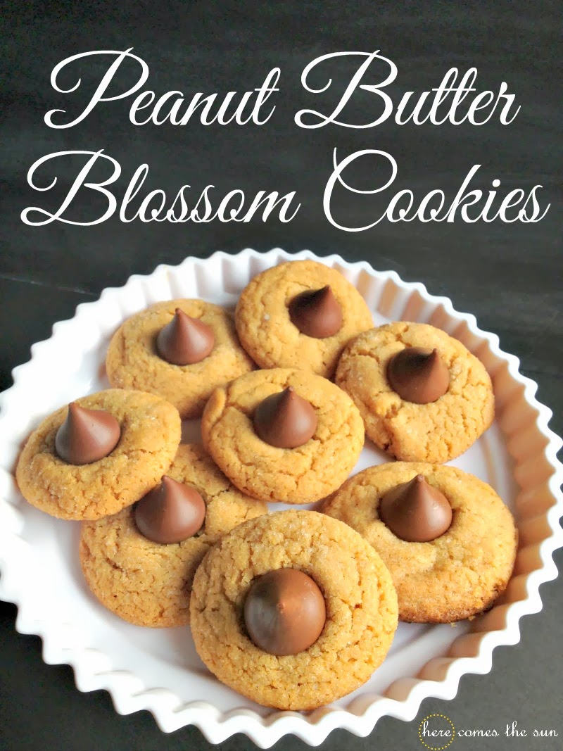 Peanut Butter Blossom Cookies {25 Days to an Organized Christmas