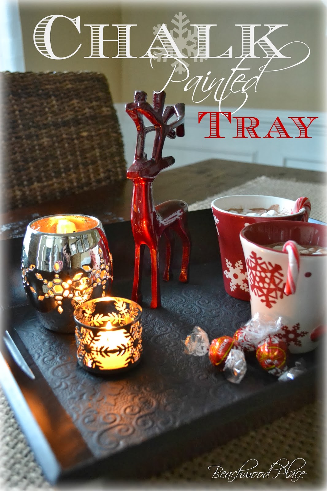 Beachwood Place Chalk Painted Tray