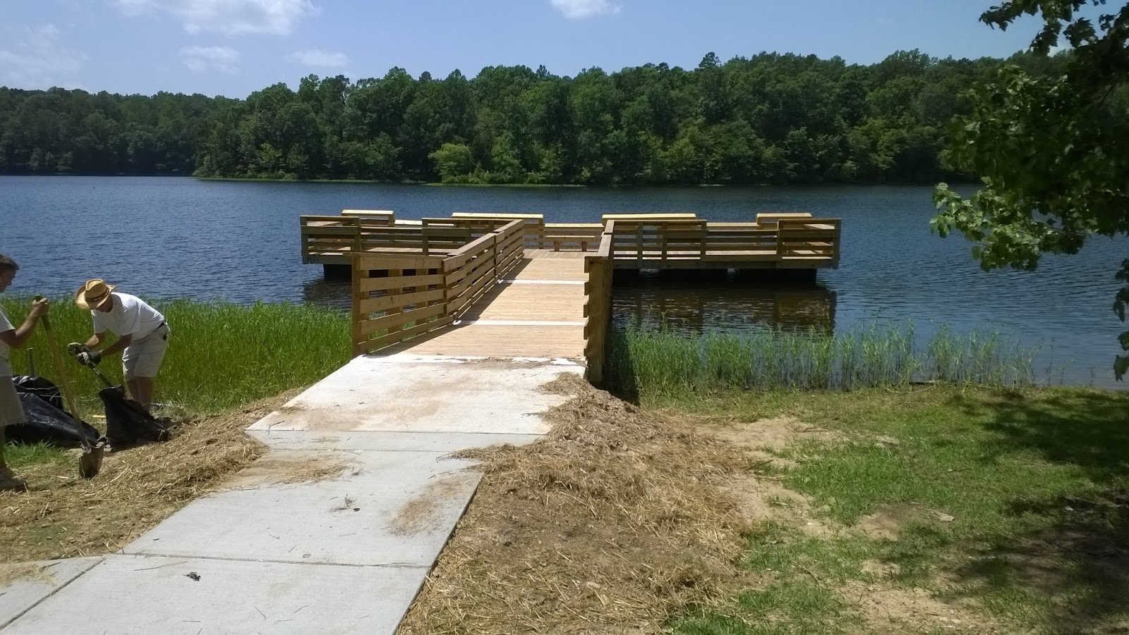 North Carolina River Fishing and Canoeing with Mack Holt Reservoir