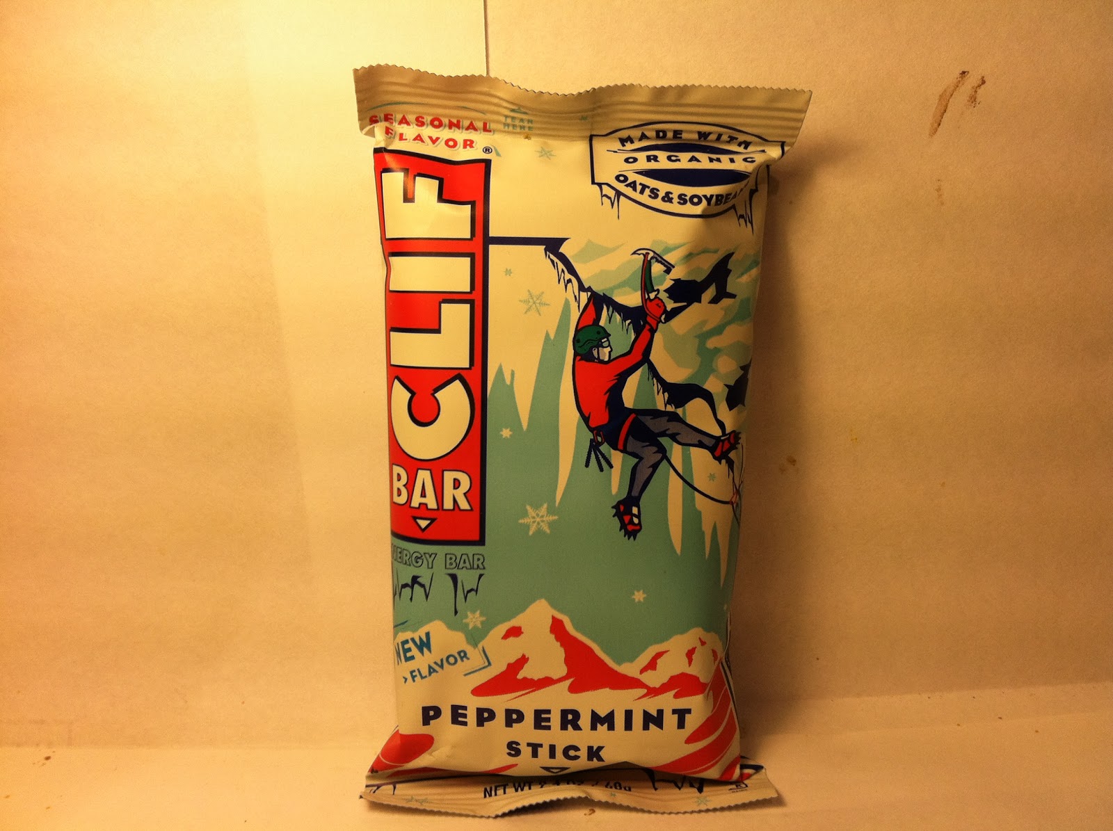 Crazy Food Dude Review CLIF Peppermint Stick Energy Bar