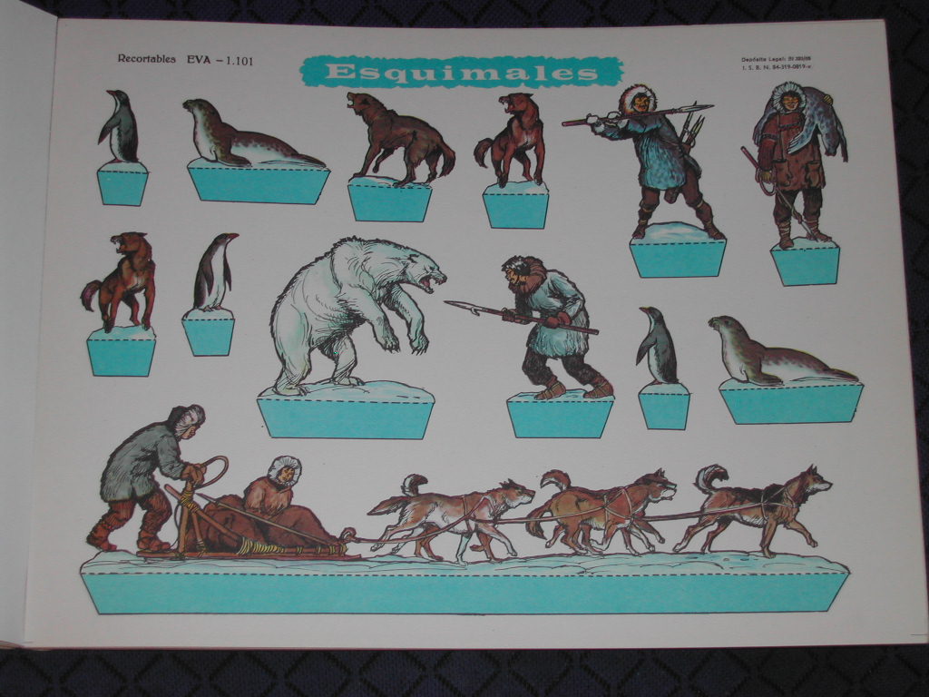 muñecas recortables años 60 y 70