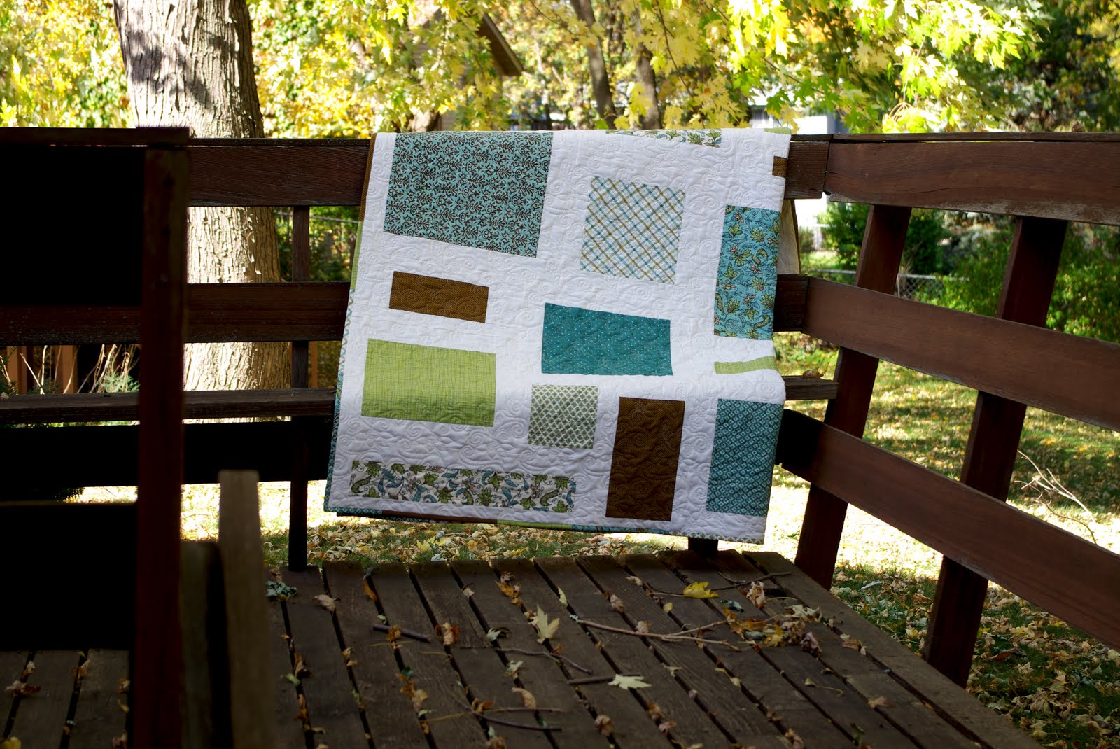 Ahhh...Quilting Floating Rectangles Quilt