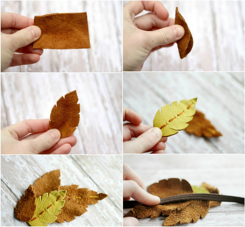 Sincerely, Kinsey Leather Feather Headband DIY