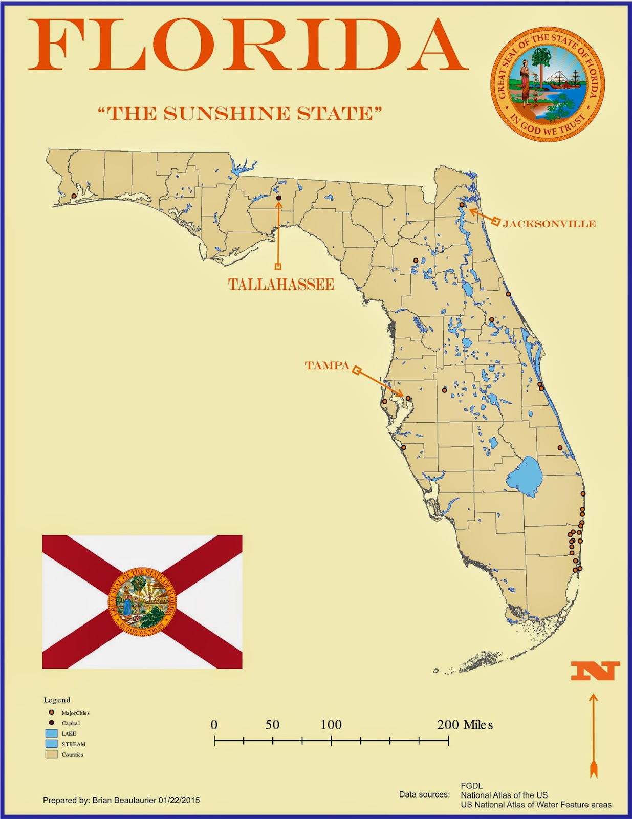 for this weeks lab i needed to make a map of florida with the imaginary goal of having it published in a children s encyclopedia for this weeks lab i needed to make a map of florida with the imaginary goal of having it published in a children s encyclopedia