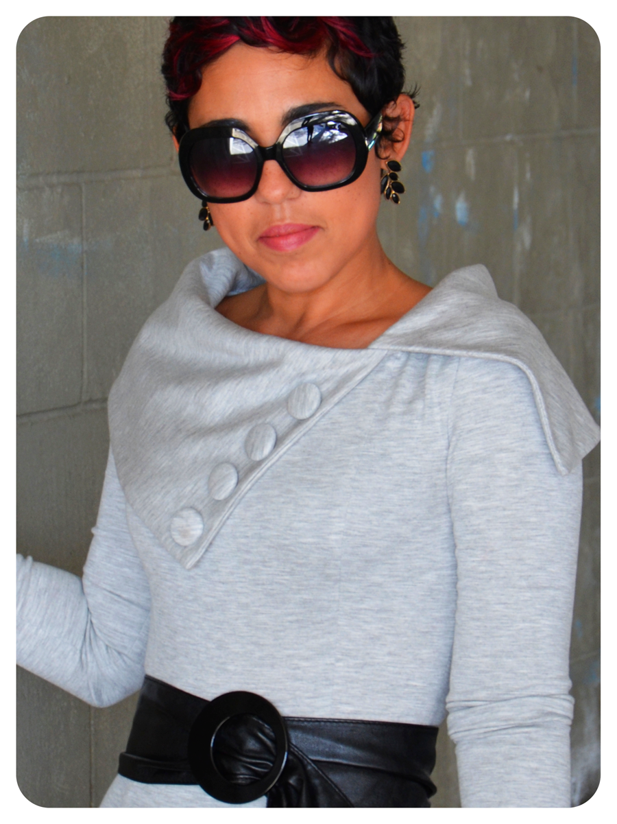 DIY Dress Using V8408 + Thigh High Boots ;) Fashion, Lifestyle, and DIY