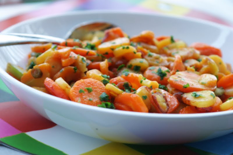 Dis Maman On Mange Quoi Menu 195 Carottes Vichy Version Multicolore