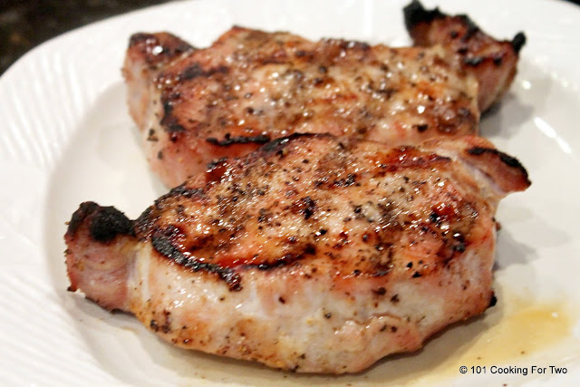 Easy Grilled Pork Chops from 101 Cooking For Two