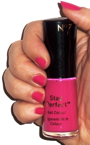 BeautySwot: NOTD - Me! Me! Me! No7 Stay Perfect Nail Polish - New Colour!