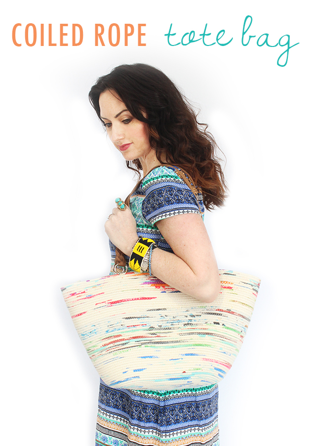 alisaburke coiled rope tote bag