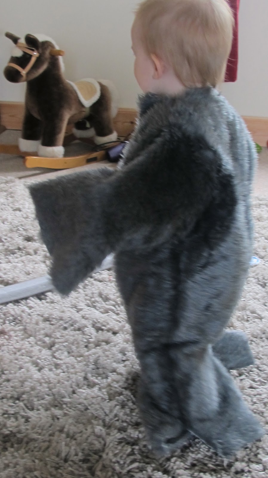 Fun Times... Homemade Toddler Wolf Costume