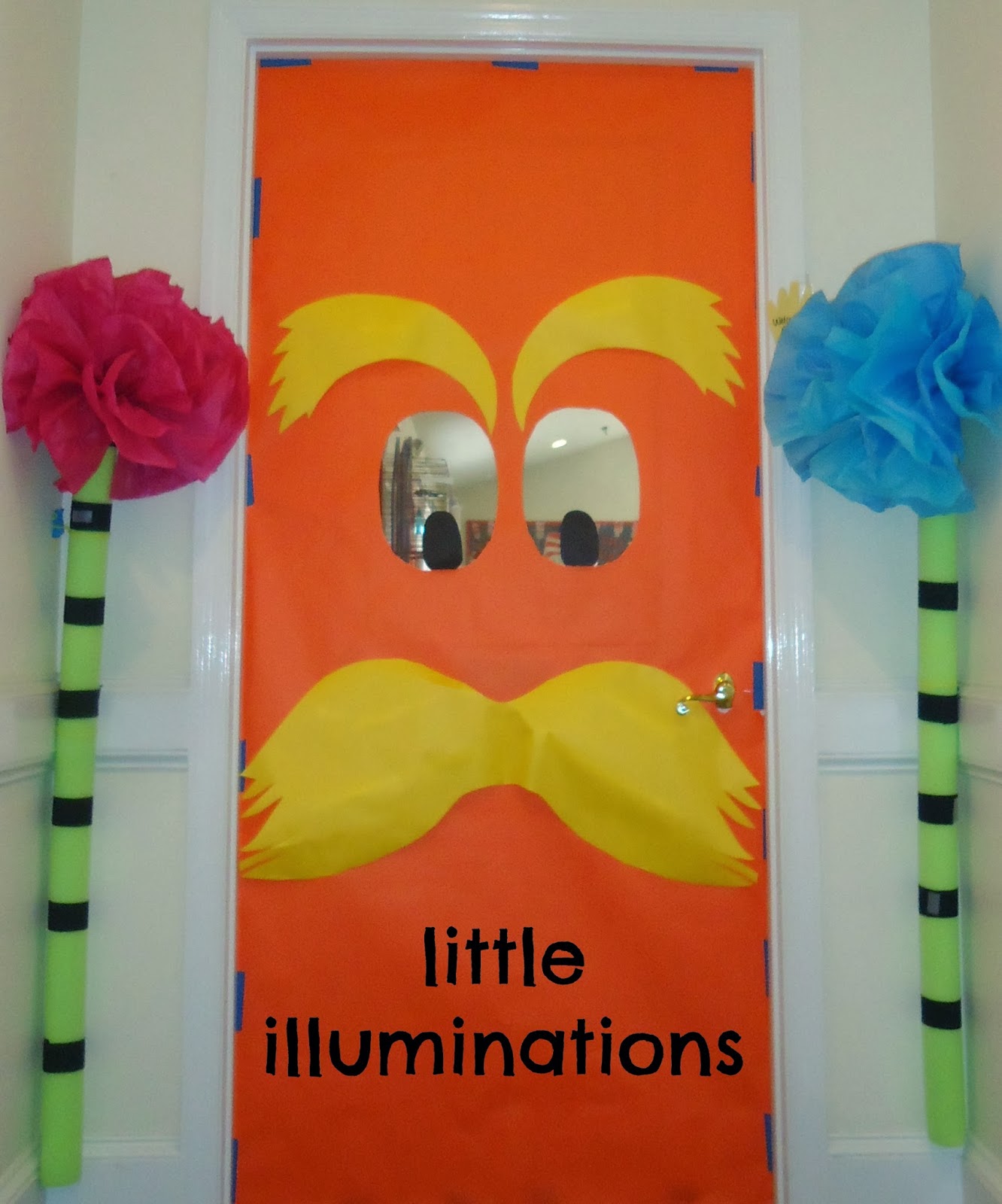little illuminations Lorax Door Decor