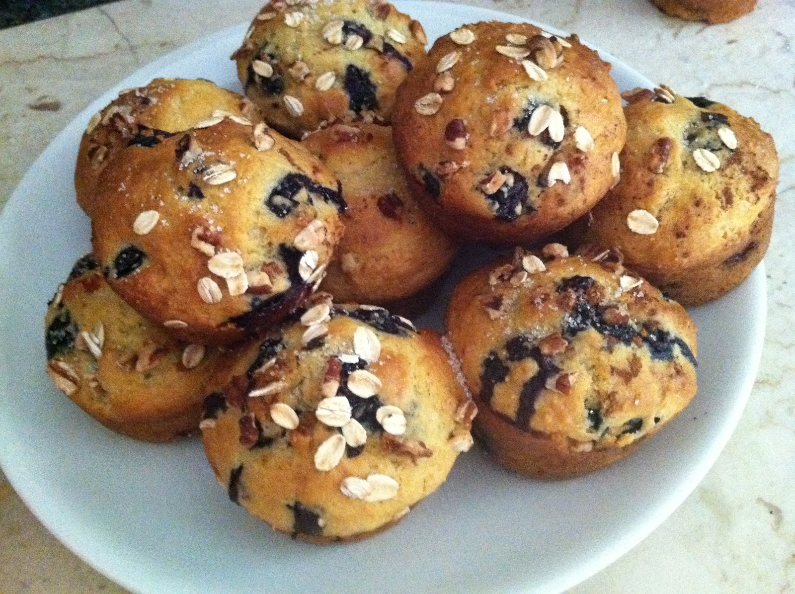 BLUEBERRY MUFFINS FROM WHOLE GRAIN BAKING BY KING ARTHUR FLOUR CRAZY