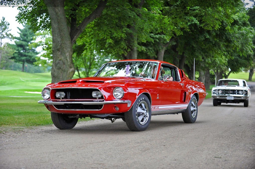 1968 Red Shelby Mustang