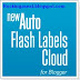 how to add flash animated label cloud widget for blogger?