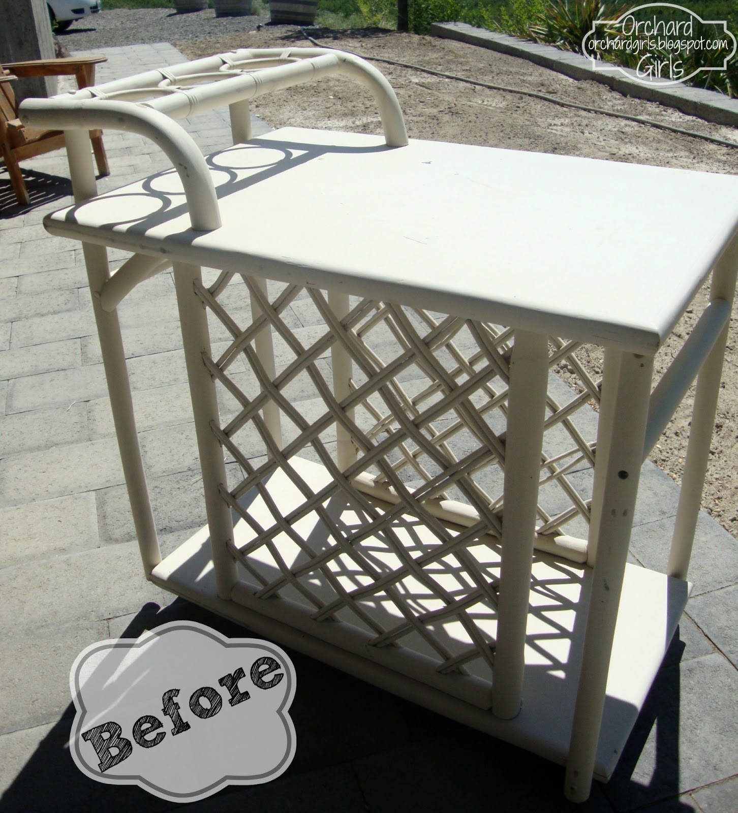 Orchard Girls Patio Cart Redo Part 1