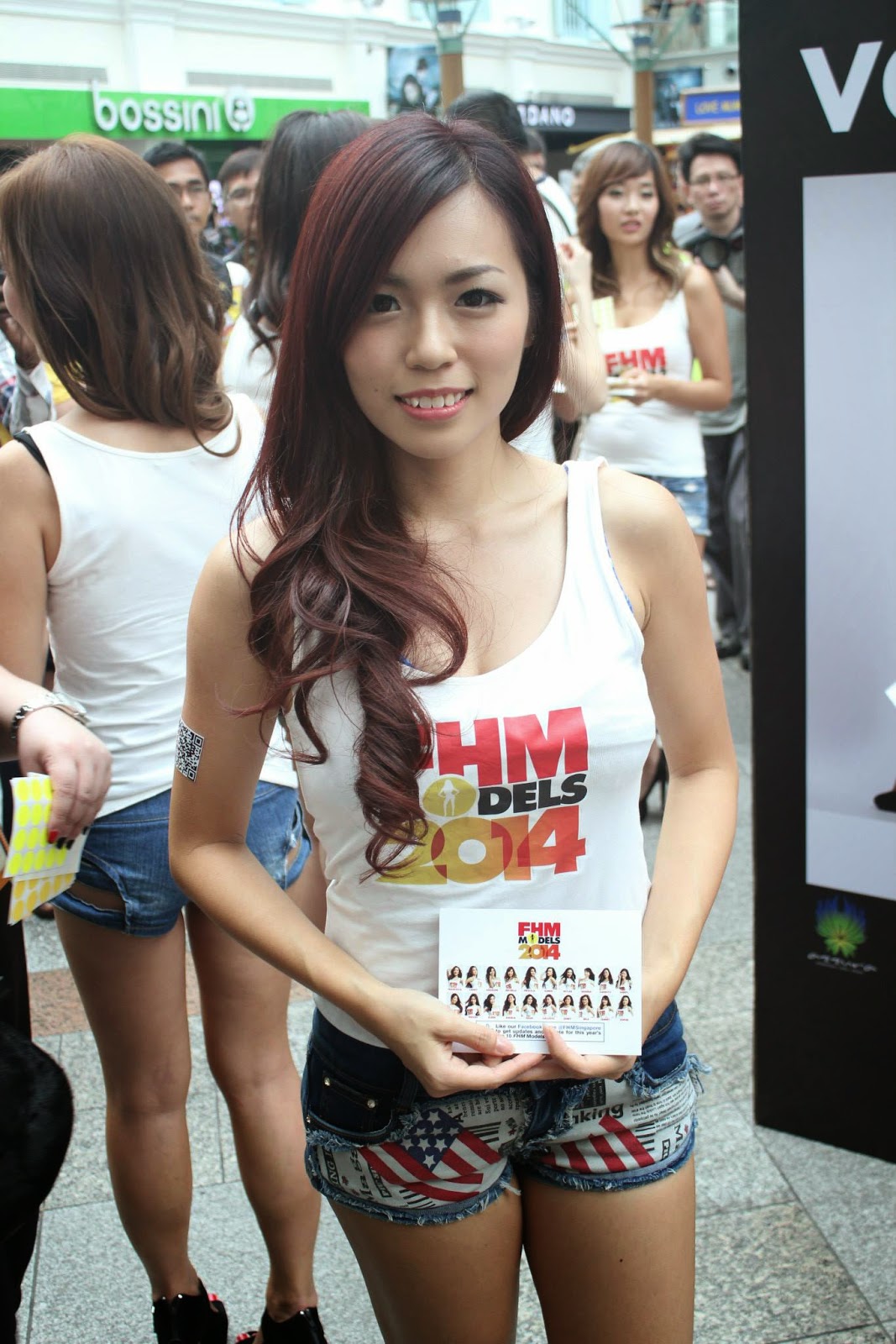 2014 APR FHM Models Top 20, Bugis Junction, Singapore