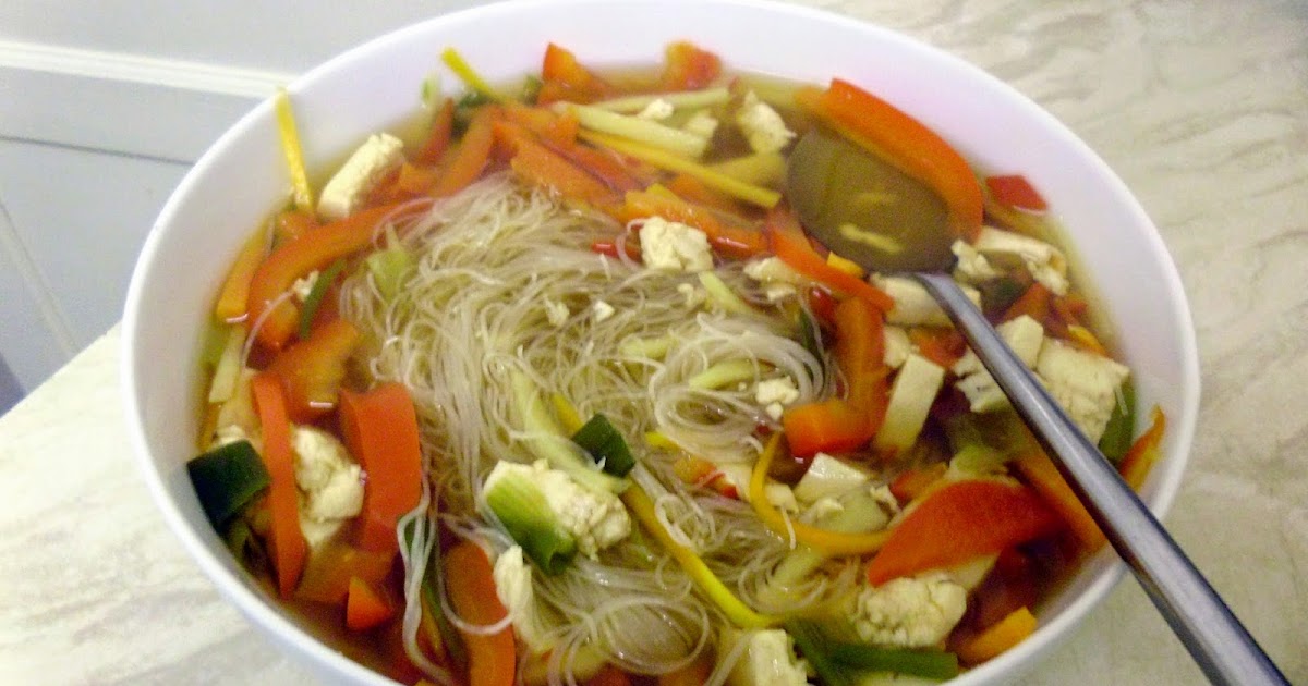 Fabulous FODMAPs Quick, Light and Low Veggie Noodle Soup