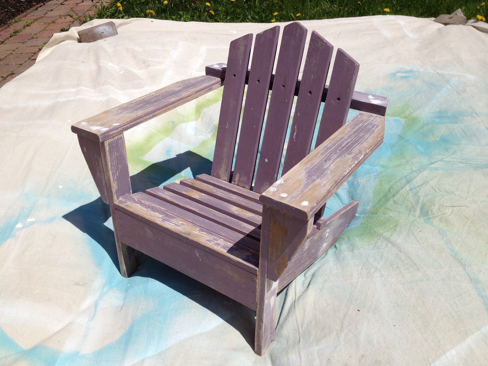 zen shmen! Redo Project Baby Adirondack Chair