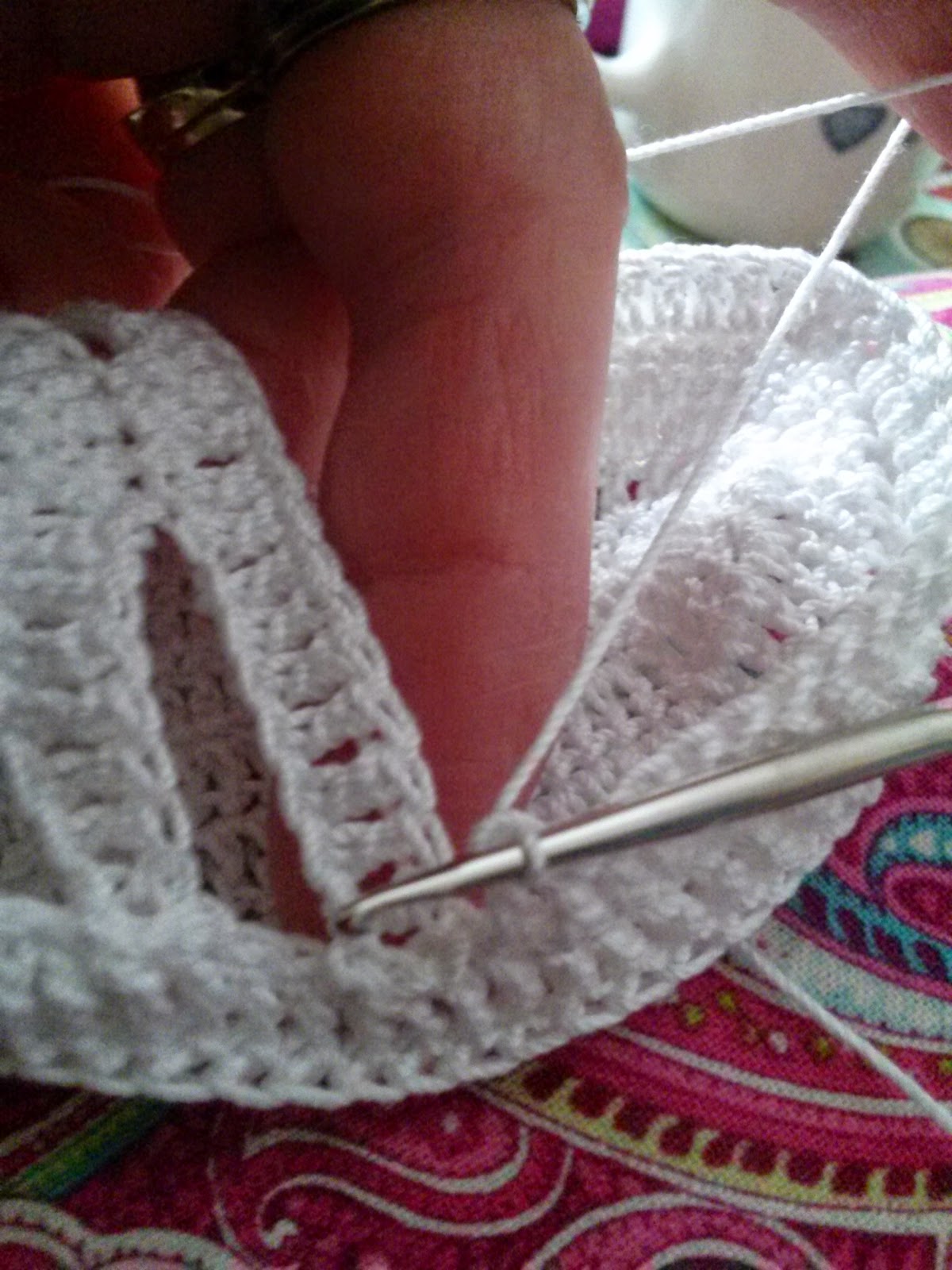 Kellys Gifts: Beaded Crochet Baby Sandals Booties with ...