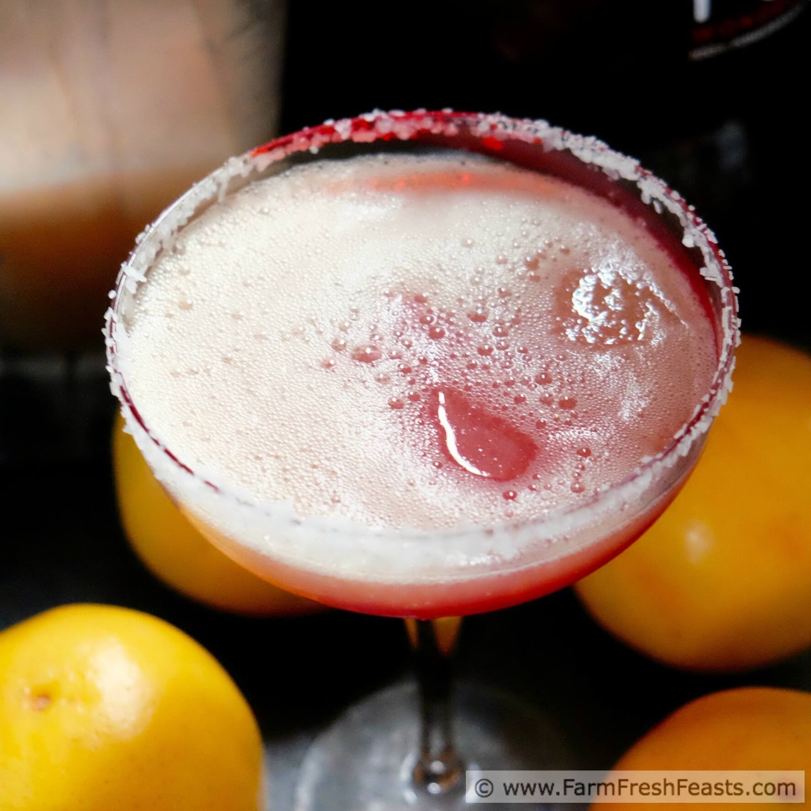 Farm Fresh Feasts Fresh Grapefruit Pomegranate Margarita