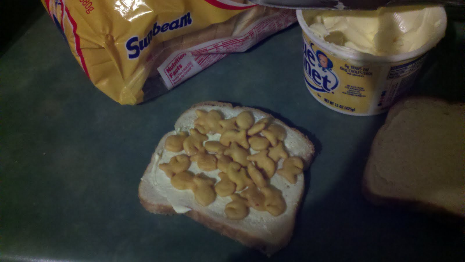 Our Crazy Price Life Goldfish Sandwich