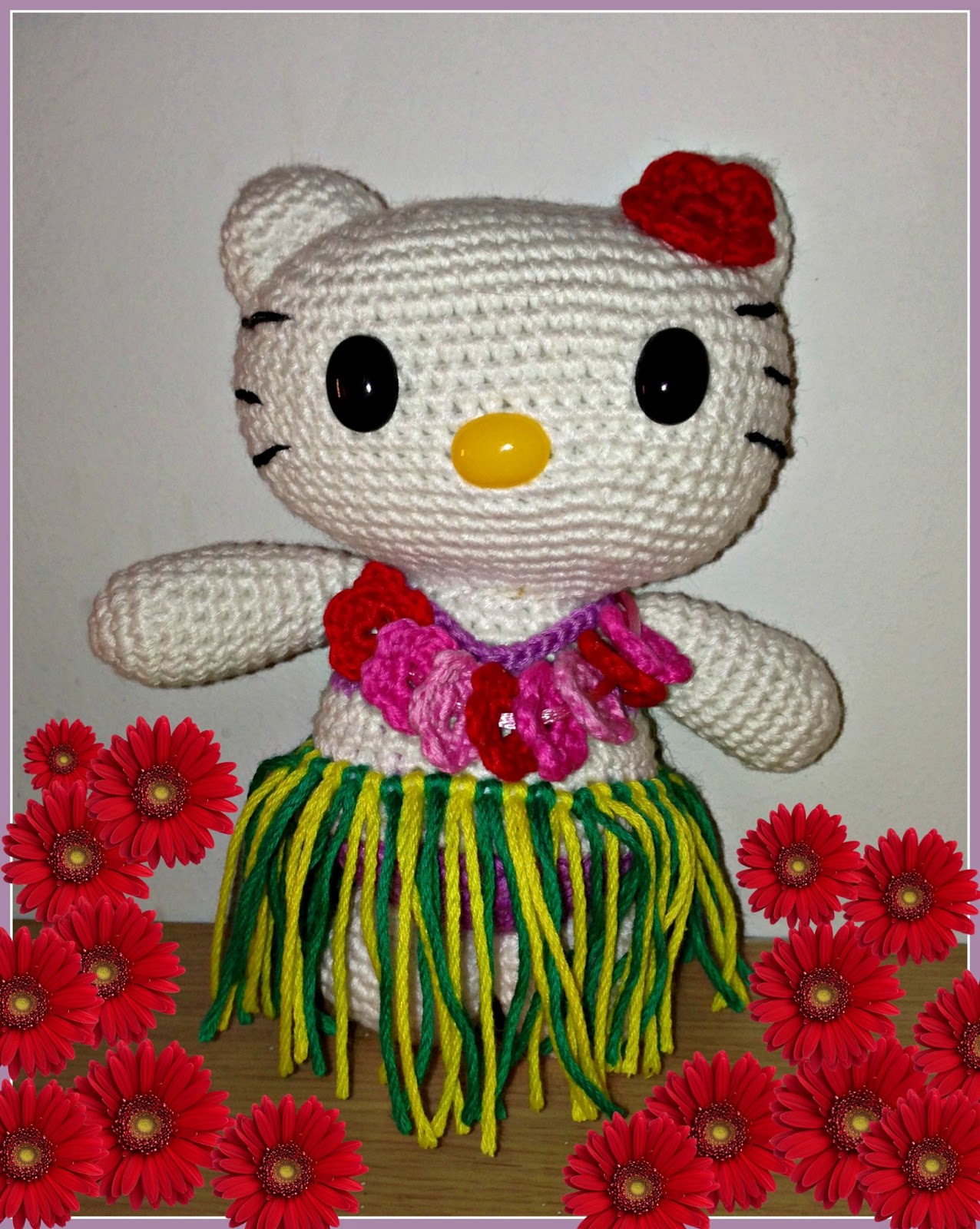 MADRES HIPERACTIVAS: Hello Kitty Hawaiana Amigurumi ...