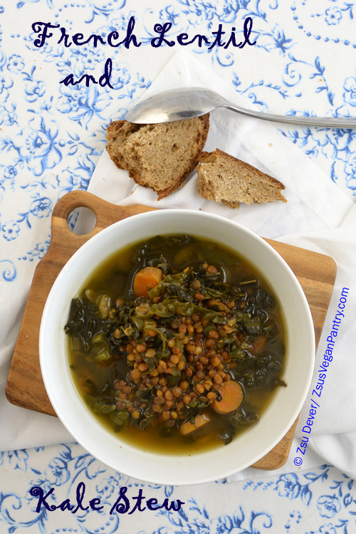 Zsu's Vegan Pantry: dump dinner: lentil and kale stew
