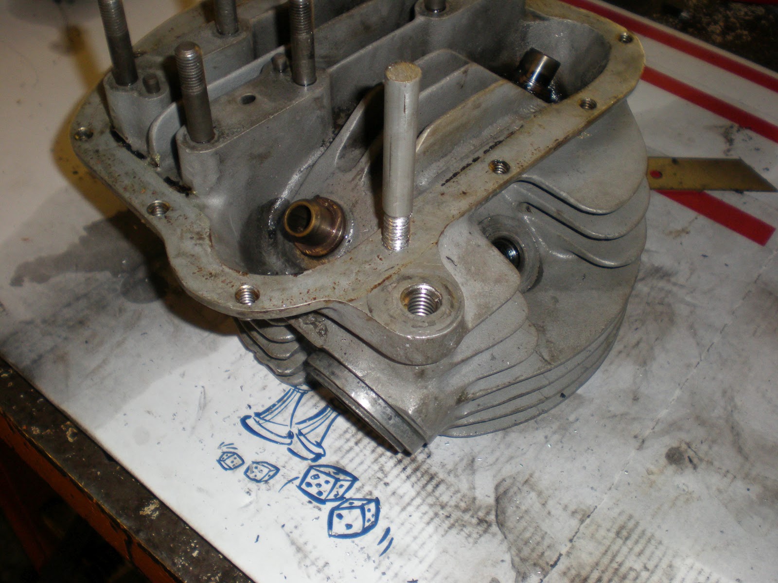 Panhead rocker cover hole repair