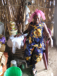 Adji Diaw runs her own restaurant in Keur Sanou, Senegal.