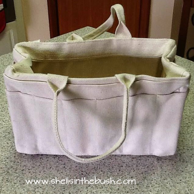 Shells in the Bush Gelli Printed Art Travel Bag