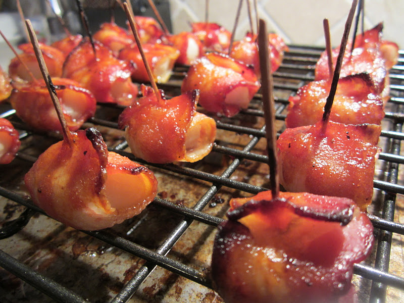 Lisa's Dinnertime Dish BBQ Bacon Wrapped Water Chestnuts