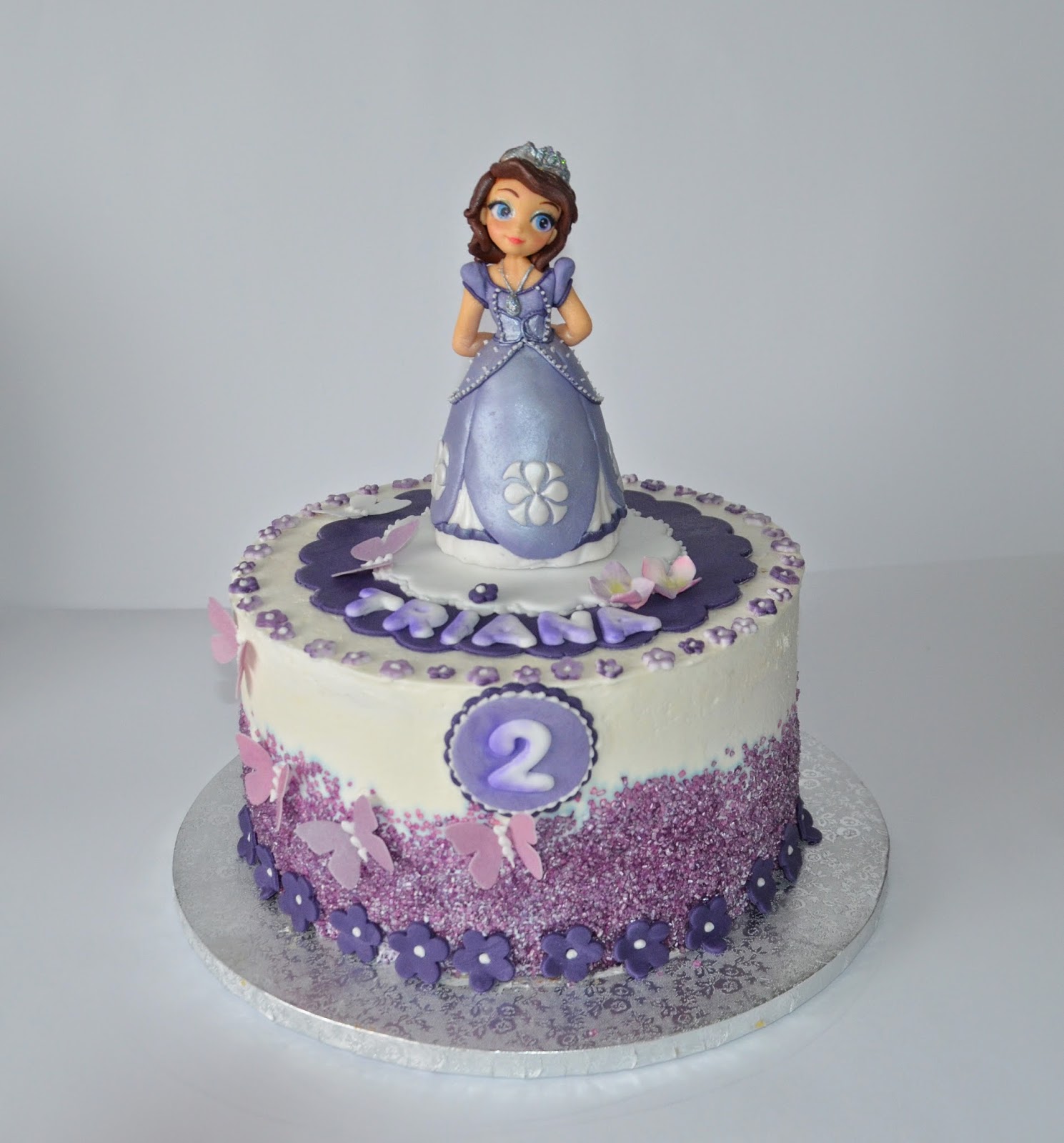 Tartas Artisticas.: TARTA FONDANT PRINCESA SOFIA PARA AFRICA