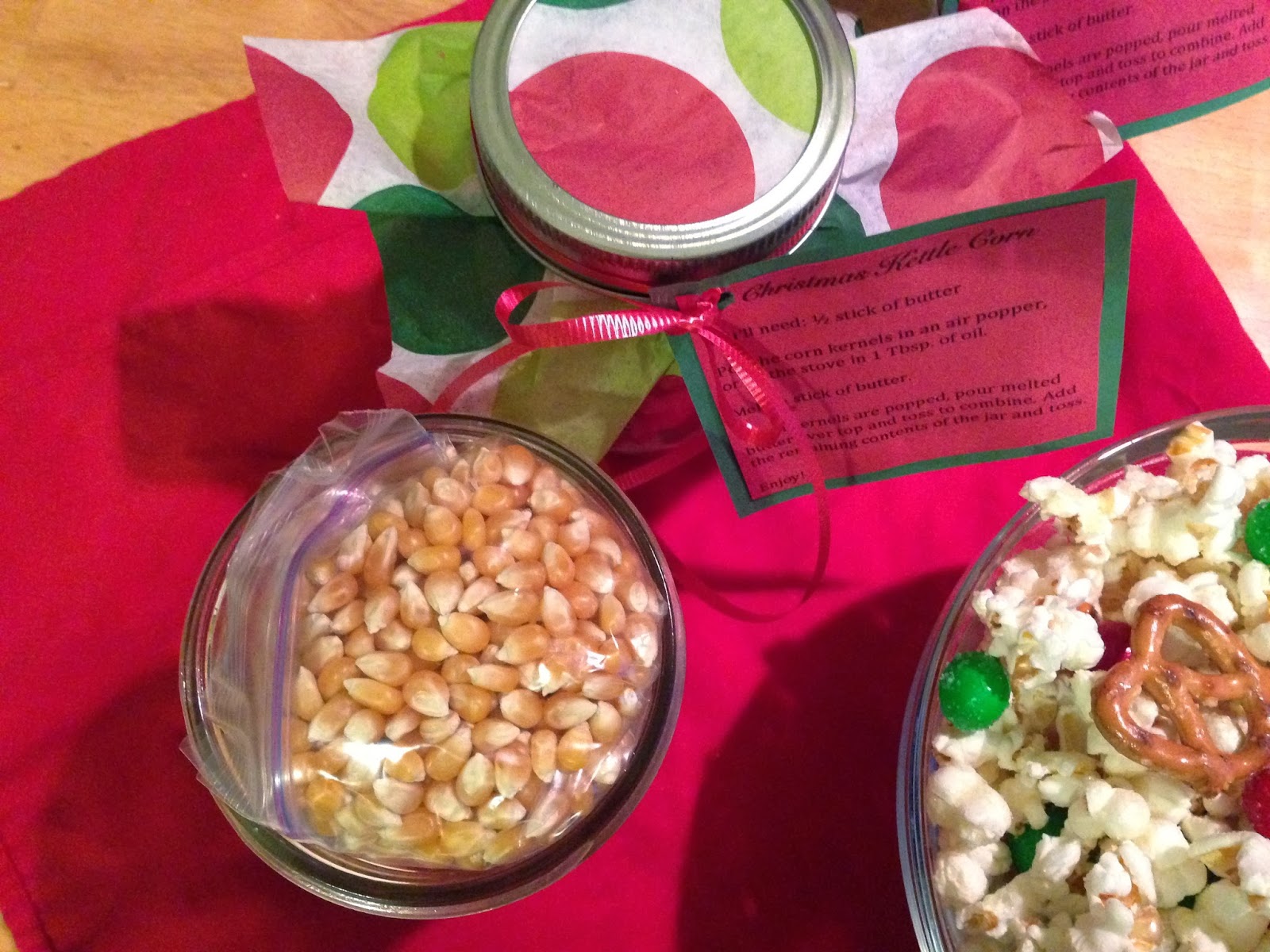 Some Sugar Added Christmas Kettle Corn In a Jar (Recipe ReDux)