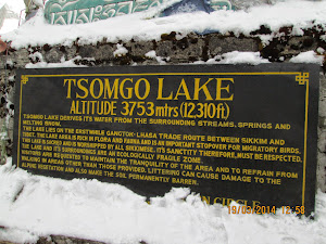 "TSOMGO LAKE" in Sikkim.