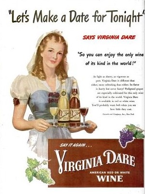1947 Virginia Dare ad