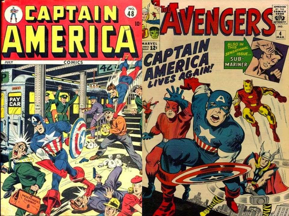 Dave S Comic Heroes Blog Captain America Of The 1950s