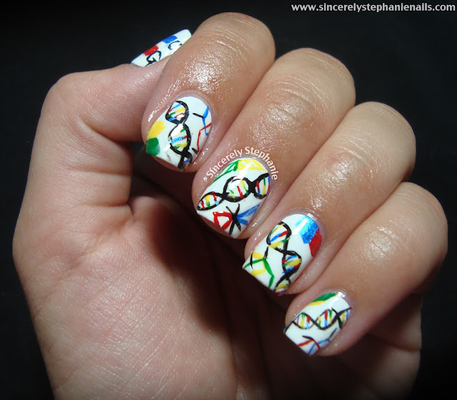 dna nail art