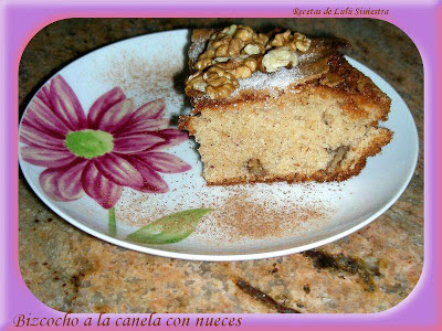 Bizcocho A La Canela Con Nueces