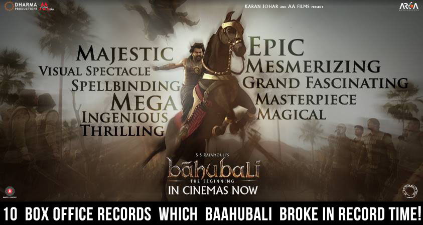 PrabhasMyHero Blog: 10 Box Office Records which Baahubali Broke