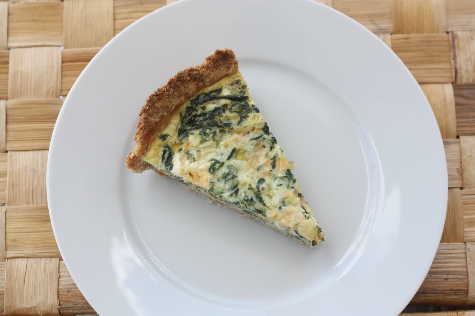 Vegetarian Recipe #15: Spinach Quiche - Everyday Reading